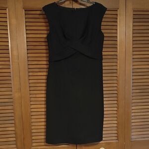 Ann Taylor Black Midi Dress